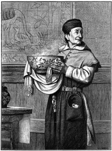 Das Hereinbringen der Wassail-Schale, 1874