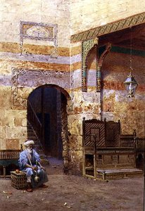 Ein Innenraum, Kairo von Henry Sutton Palmer