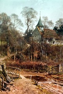 Rund um mein Haus: Pyrford Kirche