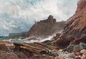 Tantallon Castle, an der Küste von Haddingtonshire von Henry Sutton Palmer