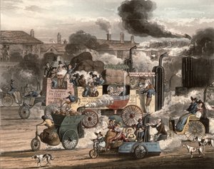Ansicht der Whitechapel Road, aus dem 