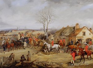 Jagdszene, Das Treffen