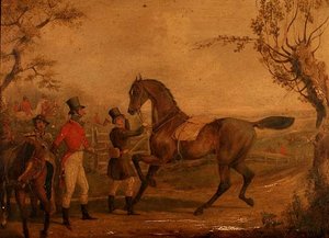 Vorbereitung auf die Jagd von Henry Thomas Alken