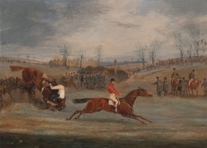 Szenen von einem Hindernisrennen: Nahe dem Ziel von Henry Thomas Alken