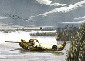 Schlittenfahren: Aufwachen zu einer Feier, aquatintiert von I. Clark, veröffentlicht von Thomas McLean von Henry Thomas Alken