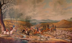 Die Jagd auf das Reh, 1834, 1936