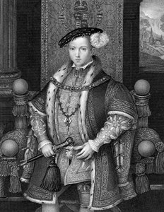 Edward VI., König von England, 19. Jahrhundert von Henry Thomas Ryall