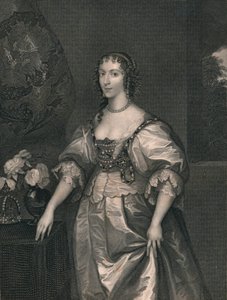 Henrietta Maria, Königin von Charles I., frühes bis mittleres 19. Jahrhundert von Henry Thomas Ryall