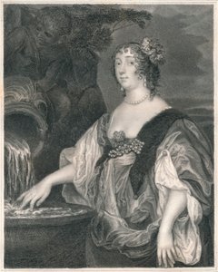 Lucy Percy, Gräfin von Carlisle, ca. 1635-1637 von Henry Thomas Ryall