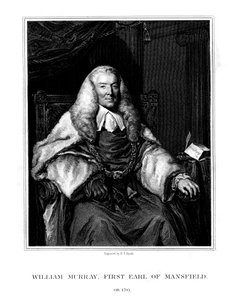William Murray, 1. Earl of Mansfield, schottischer Jurist, 1832 von Henry Thomas Ryall