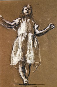 Eine Studie für die Figur von Rosamund, ca. 1900