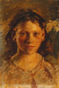 Kopf eines Mädchens von Henry Tonks