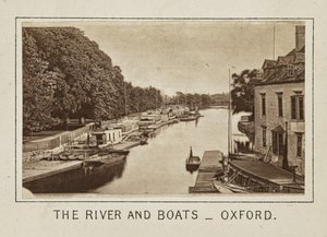 Der Fluss und Boote - Oxford