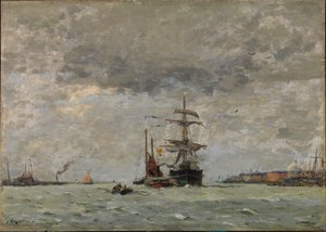 Eingang zum Hafen von Henry Ward Ranger