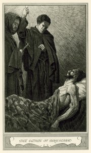 Der weiße Teufel von John Webster: Der Tod von Brachiano (Lithografie) von Henry Weston Keen