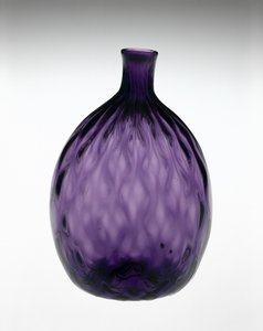Taschenflasche von Henry William (attr.to) Stiegel