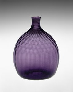 Taschenflasche von Henry William (attr.to) Stiegel