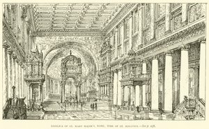 Basilika St. Maria Maggiore, Rom, zur Zeit des St. Ignatius von Henry William Brewer