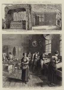 Gebäude und Industrien von Sheffield