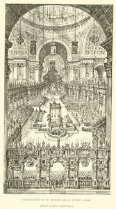 Heiligsprechung von St. Ignatius in St. Peter, Rom von Henry William Brewer