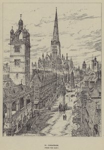 Cheapside, vom Osten von Henry William Brewer