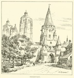 Ingoldstadt (Gravur) von Henry William Brewer