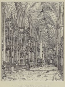Alte St. Pauls, das Nordschiff des Ostendes von Henry William Brewer
