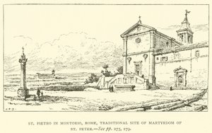 St. Pietro in Montorio, Rom, traditioneller Ort des Martyriums von St. Peter