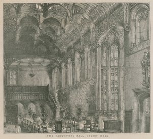 Der Bankettsaal, Crosby Hall, London von Henry William Brewer