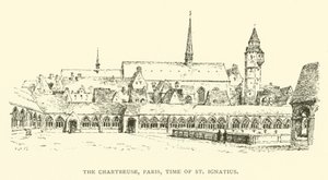 Die Kartause, Paris, zur Zeit des Hl. Ignatius (Gravur) von Henry William Brewer