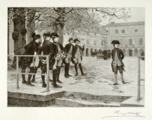 Bonaparte, der Novize, in der Schule von Brienne von Henry Wolf