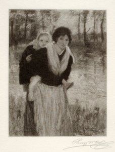 Am Fluss von Henry Wolf