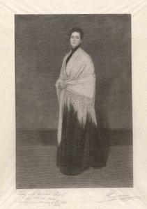 Dame mit dem weißen Schal von Henry Wolf