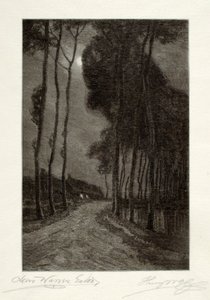 Mondschein in Holland von Henry Wolf