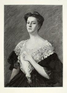 Porträt einer Frau von Henry Wolf