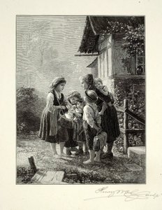 Der kleine Kaninchenverkäufer von Henry Wolf