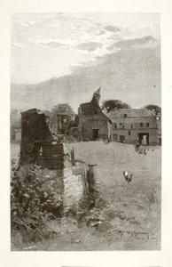Die Ruinen von Hougomont von Henry Wolf