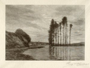 Blick auf die Seine (Harfe der Winde) von Henry Wolf