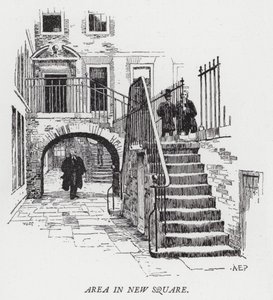 Bereich im New Square von Herbert (after) Railton