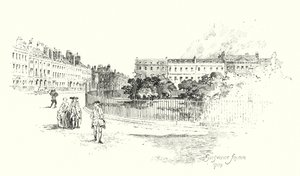 Grosvenor Square, London von Herbert (after) Railton