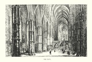 Das Innere des Kirchenschiffs von Herbert (after) Railton
