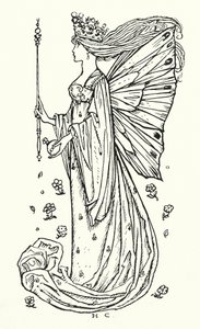 Lied der Feenkönigin (Gravur) von Herbert Cole
