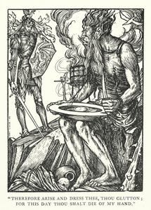 Der Riese von Saint Michael (Gravur) von Herbert Cole