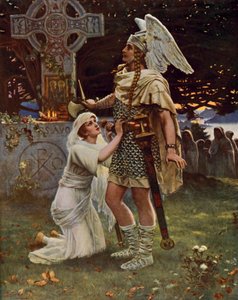 Sir Galahad von Herbert Gustave after Schmalz