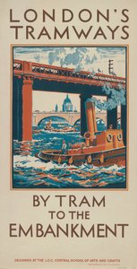Mit der Straßenbahn zum Embankment, 1924