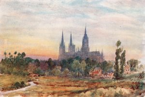 Bayeux von den Wiesen aus von Herbert Menzies Marshall