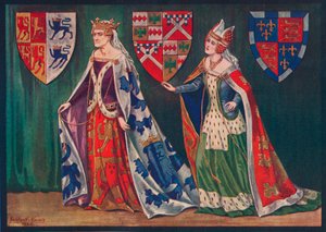 Margarete, Prinzessin von Wales, 1410. Joice, Lady Tiptoft, 1460, 1926