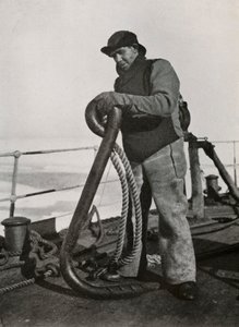 A.B. Cheetham, der Bootsmann der Terra Nova, ca. 1910-1913, 1913