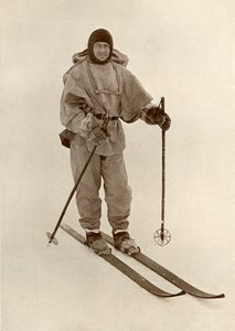 Kapitän Scott auf Skiern, ca. 1910-1913, 1913