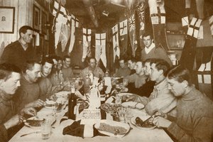 Kapitän Scotts letzter Geburtstagsabend, 6. Juni 1911, 1913 von Herbert Ponting